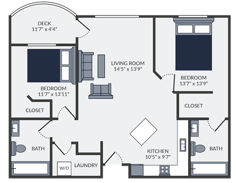 a floor plan of a home